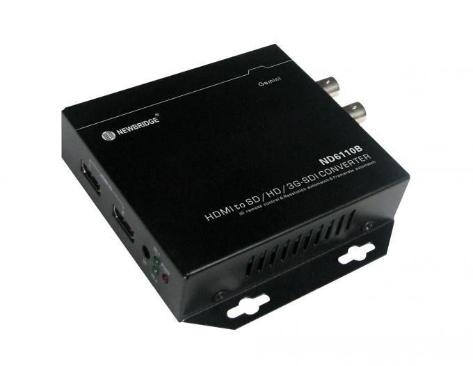 12V DC HDMI To 3G SDI Fiber Transceiver With 2 * HDMI Port 1080P