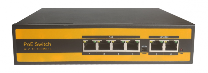 2 Port 100M Fiber 10/100M Industrial Network Switch Fiber Optic AC 110V-240V