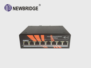 China 8 Port Unmanaged PoE Ethernet Switch IP40 Protect Grade Without Cooling Fan supplier