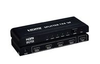 1.4a 1x2 2 port hdmi splitter for TV Video Splitter 4 Port HDMI Splitter 1 In 4 Out