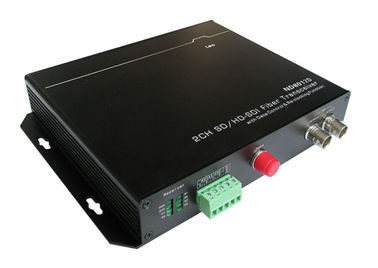 China Plug And Play 60km HD SDI Converter , SD Auto Detection Optical Transceiver factory