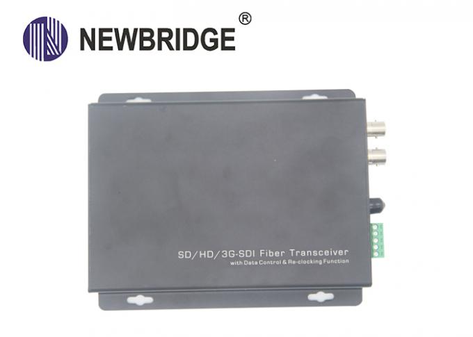 3G HD SDI optical extender with Single Mode Single Fiber