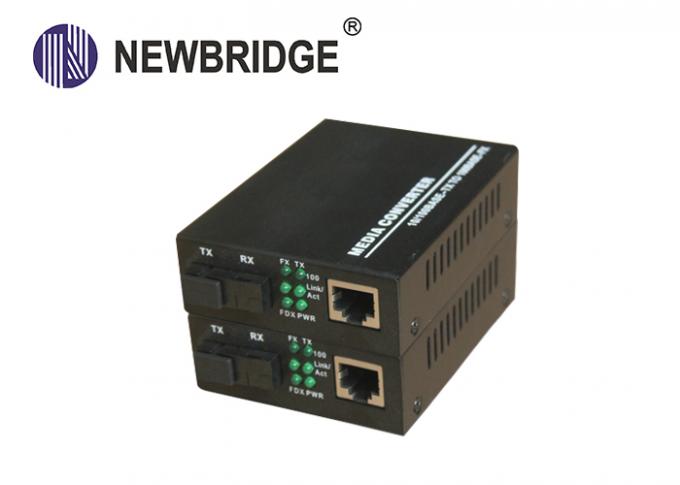 Single Fiber Single Mode 10/100M 20km Fiber Optic to 1 Rj45 Media Converter