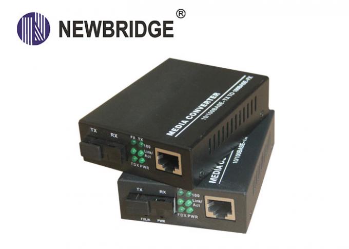 Single Fiber Single Mode 10/100M 20km Fiber Optic to 1 Rj45 Media Converter