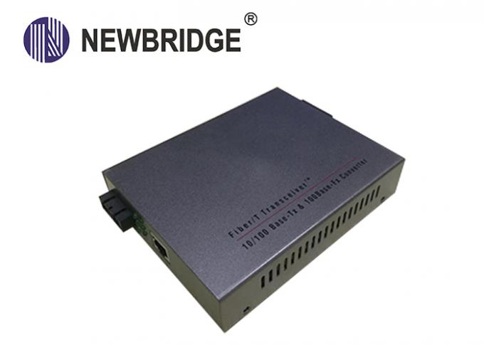 Dual Fiber Multimode 10 100M Media Converter , Stand Alone Type Ethernet fiber converter