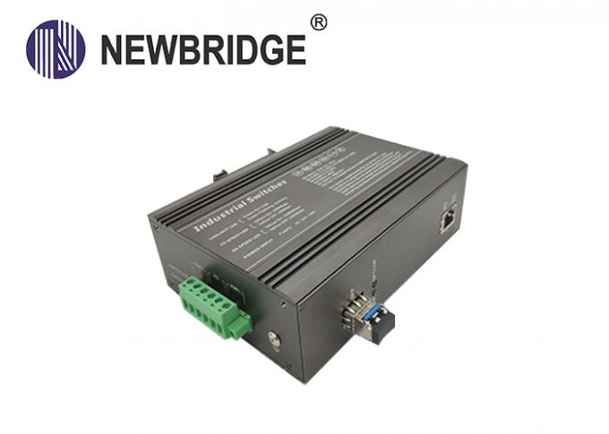 Din Rail Network PoE Ethernet Switch Managed PoE Industrial Switch With Gigabit SFP Fiber