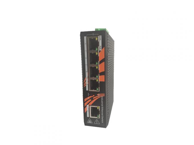 Industrial Ethernet Managed PoE Switch 5 Port 10/100/1000 Base -TX Metal Shell