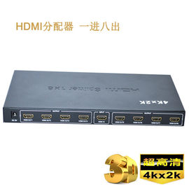 China 3D Video 4K HD HDMI Splitter 1 x 8 HDMI Splitter 1 In 8 Out company