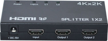 4K 1.4b 1 HD HDMI Splitter Input 2 Output 5V 1A 2 Way Support 3D Video