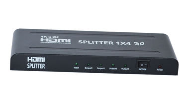 4K 1.4b 1 x 4 HDMI Splitter 1 In 4 Out Supporting 3D Video CE Certification