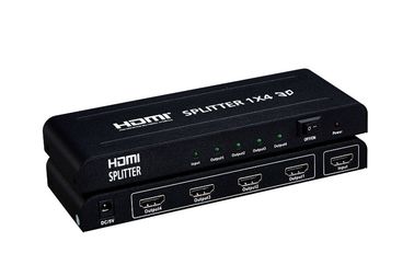 1.4a 1x2 2 port hdmi splitter for TV Video Splitter 4 Port HDMI Splitter 1 In 4 Out