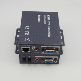 Fiber Optic Extender 300 meters VGA KVM Extender with CAT5E For 1080P EDID Support USB wireless mouse