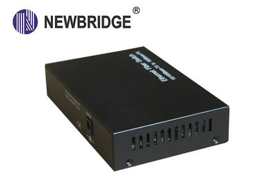 SC Port 10 100M Media Converter 0 - 20km , Single Fiber Single Mode Fiber Media Converter