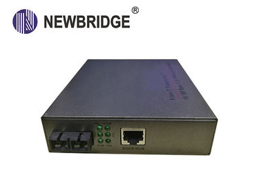 Dual Fiber Multimode 10 100M Media Converter , Stand Alone Type Ethernet fiber converter