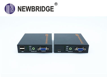 USB Fiber Optic Kvm Extender ESD Protection High Resolution 1920 X1080 Over 20KM Singnal Up