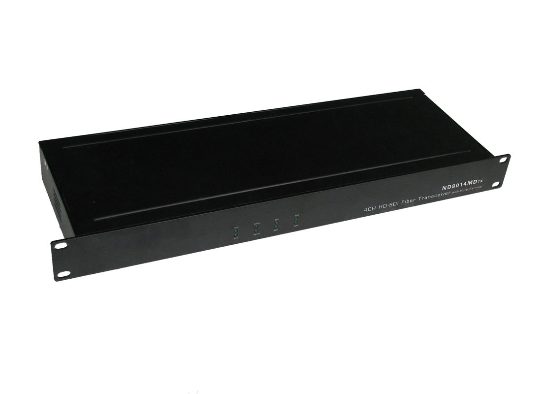 AC 220V CE Certification HD SDI Converter 1550nm Support 4 / 8 Channel Video