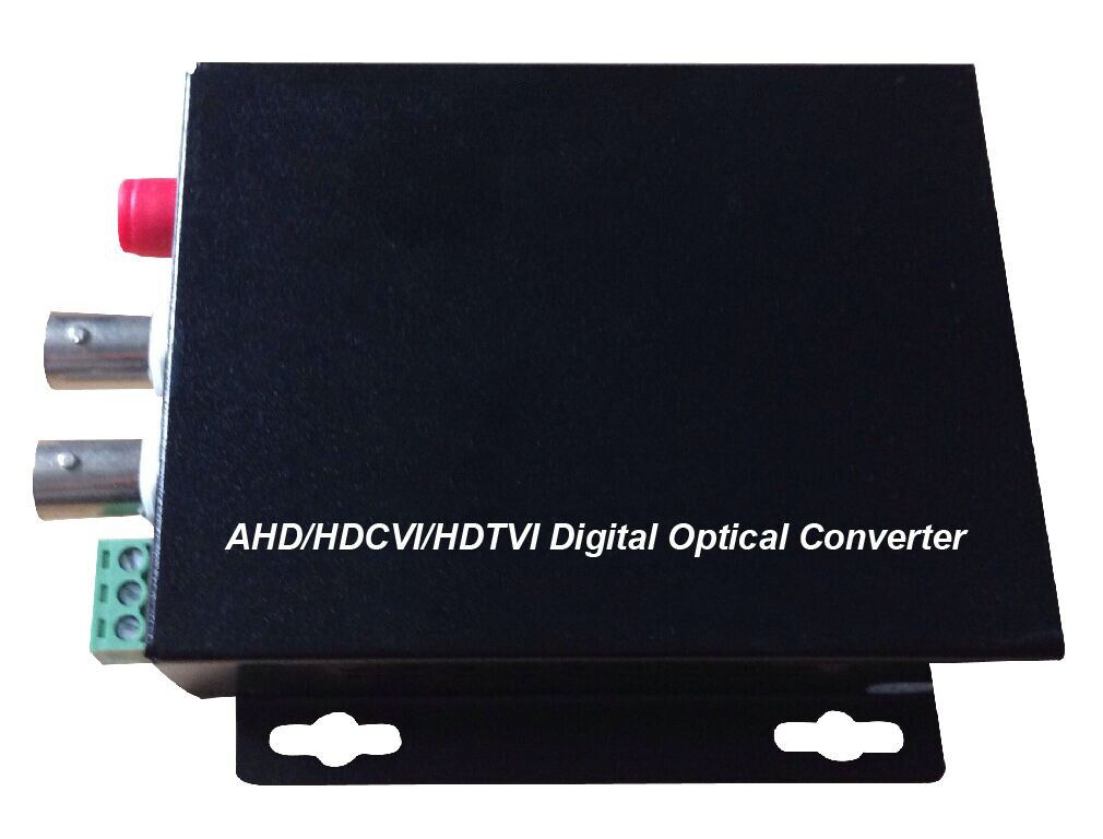 1 channel HD TVI +1 DATA video HD TVI CVI AHD optic transmitter Receiver/fm multiplexer