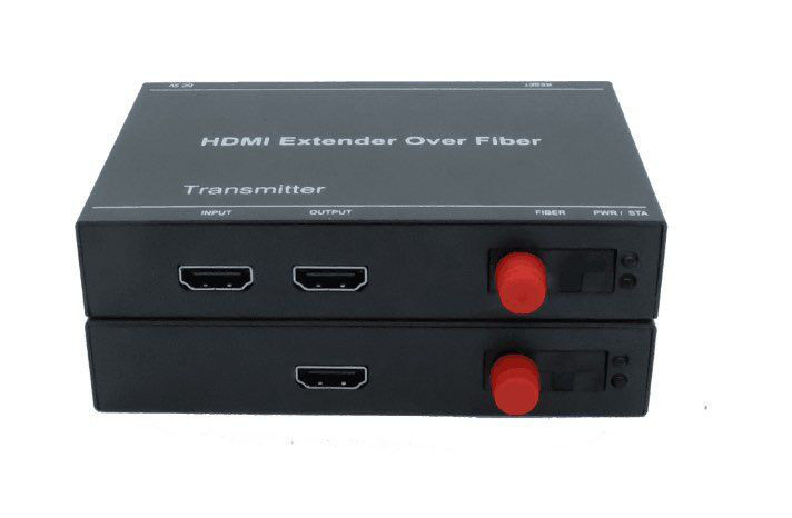 HDMI Fiber Extender single mode fiber optic media converter 20KM 1080p video Transmitter and Receiver