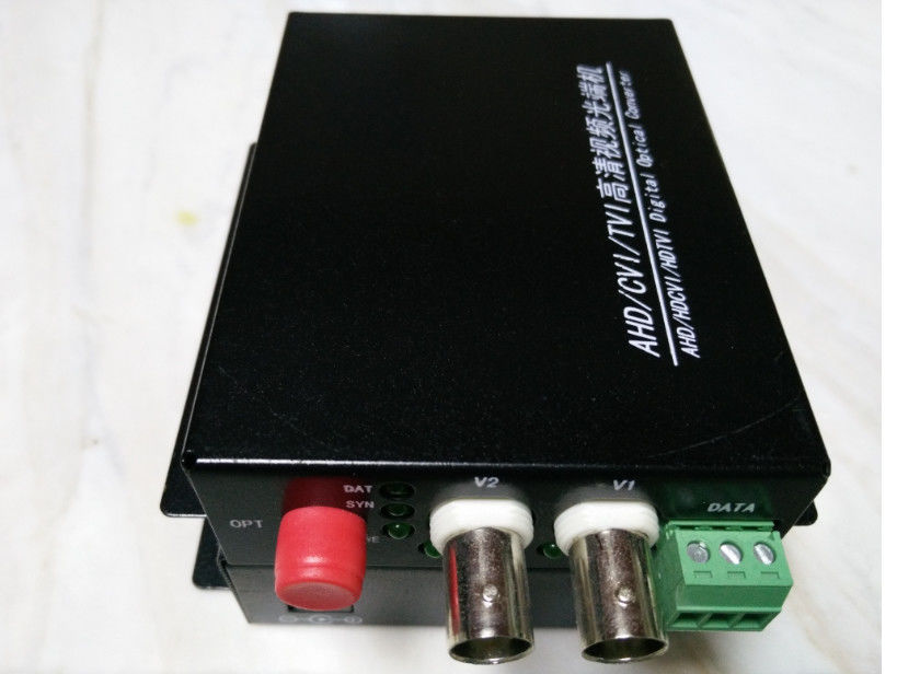 960P HD TVI / CVI / AHD Transmitter Receiver Fiber Optic To BNC Digital Video Converter