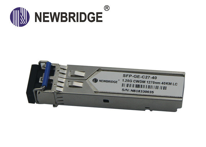 CWDM SFP Transceiver Module 1.25Gbps SC/FC/ST Fiber Connector Long Service Life